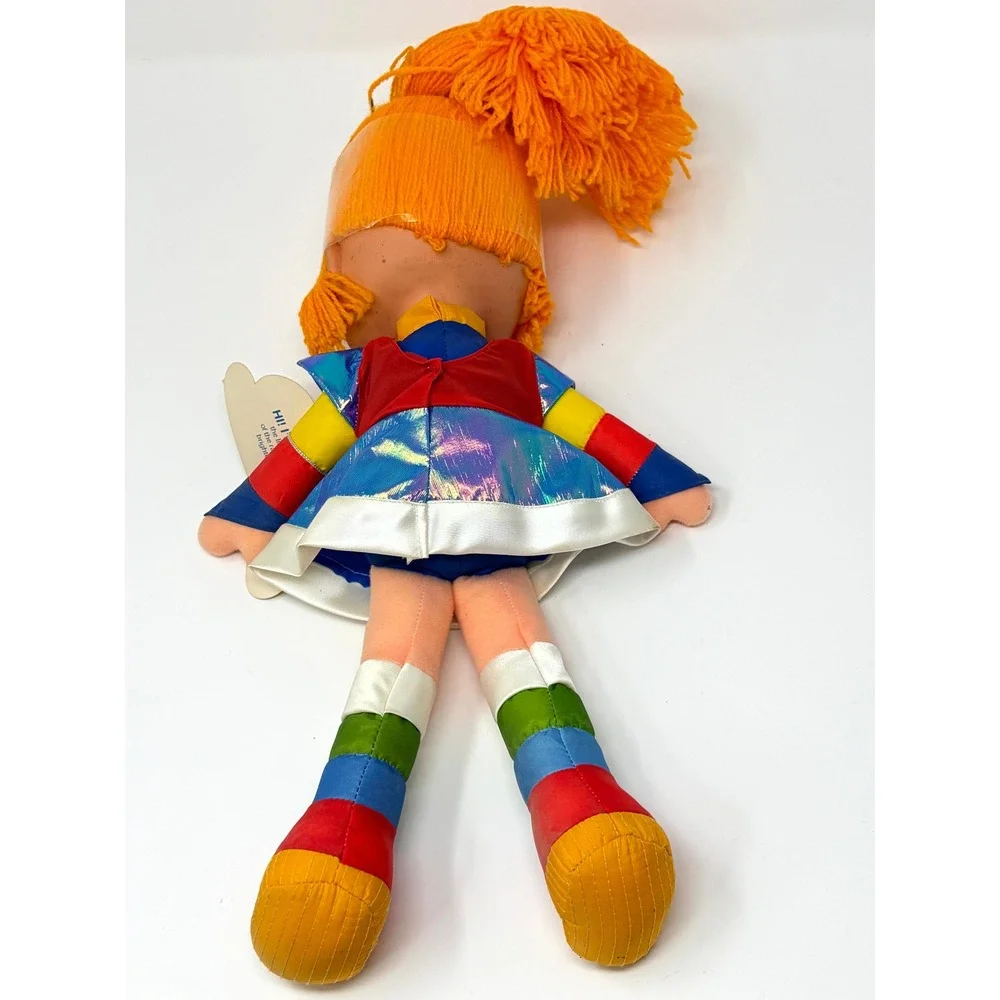 Vintage 1983 Rainbow Brite Doll Mattel Emotions Hallmark 18" Plush Toy with Tag - Picture 5 of 8